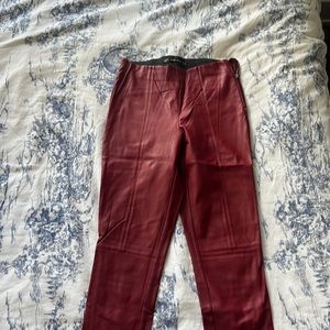 Zara leather pants